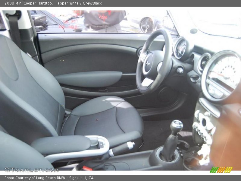 Pepper White / Grey/Black 2008 Mini Cooper Hardtop