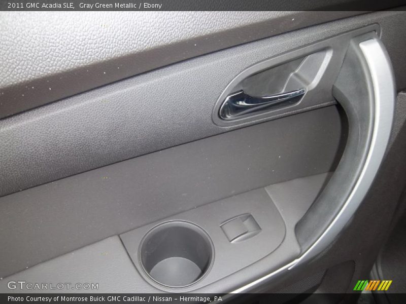 Gray Green Metallic / Ebony 2011 GMC Acadia SLE