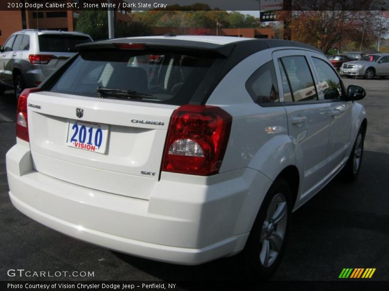 Stone White / Dark Slate Gray 2010 Dodge Caliber SXT