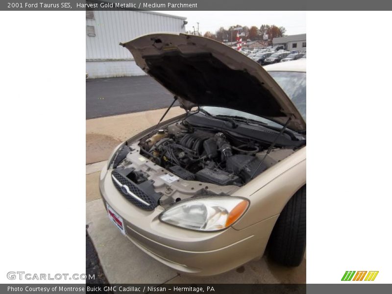 Harvest Gold Metallic / Medium Parchment 2001 Ford Taurus SES