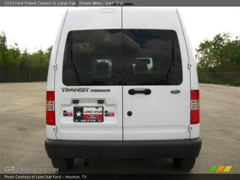 Frozen White / Dark Gray 2010 Ford Transit Connect XL Cargo Van