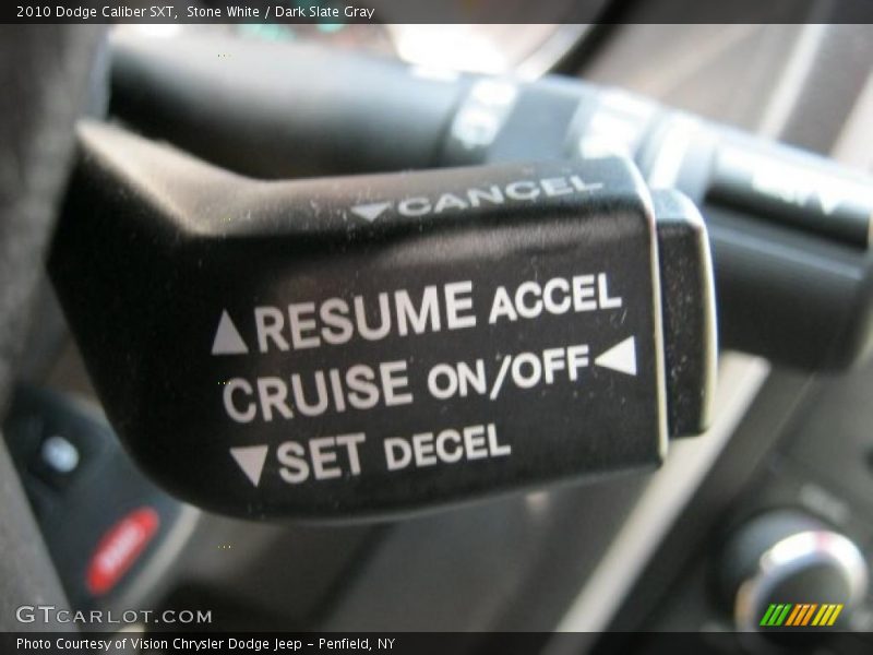 Stone White / Dark Slate Gray 2010 Dodge Caliber SXT