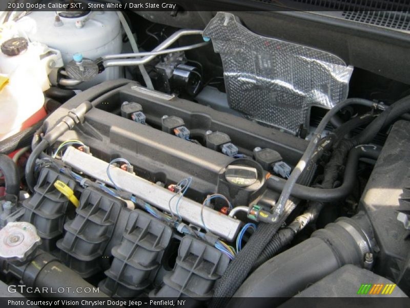 Stone White / Dark Slate Gray 2010 Dodge Caliber SXT