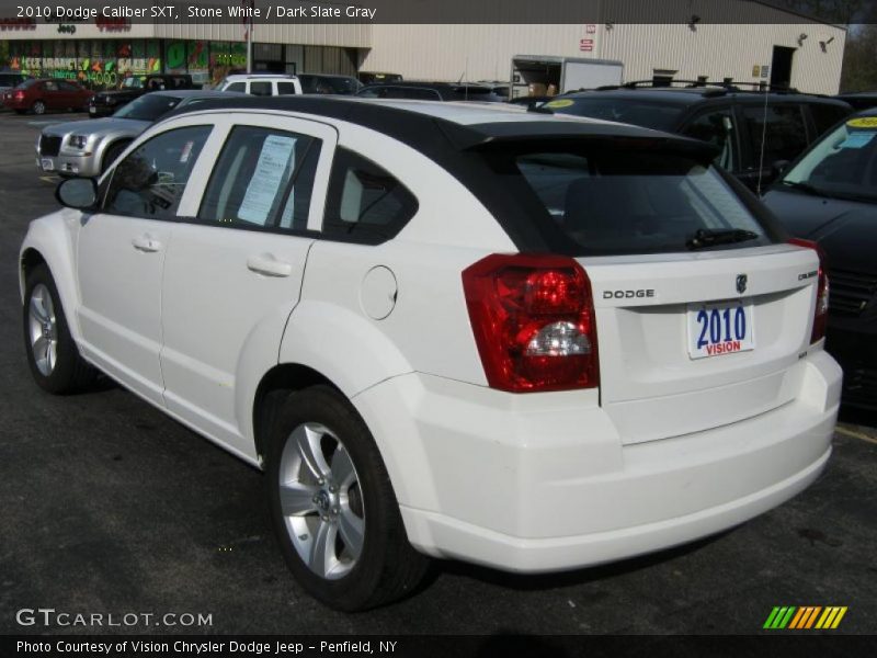Stone White / Dark Slate Gray 2010 Dodge Caliber SXT