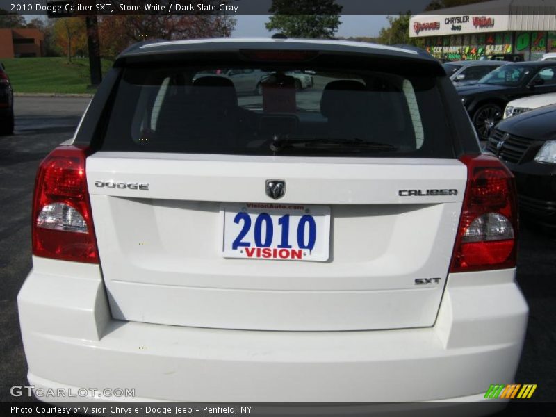 Stone White / Dark Slate Gray 2010 Dodge Caliber SXT