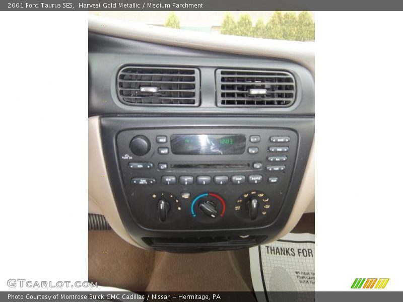 Controls of 2001 Taurus SES