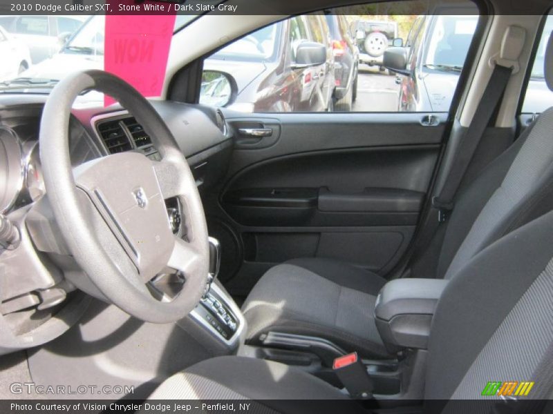 Stone White / Dark Slate Gray 2010 Dodge Caliber SXT