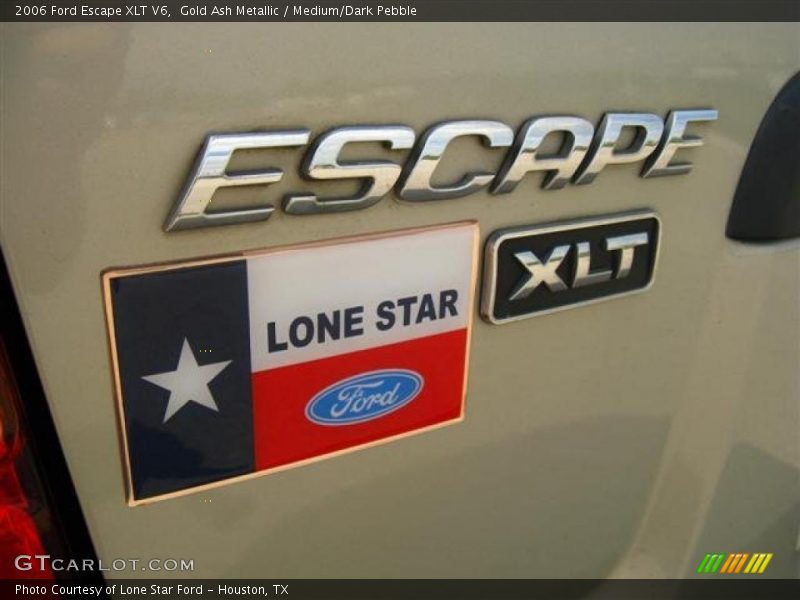 Gold Ash Metallic / Medium/Dark Pebble 2006 Ford Escape XLT V6