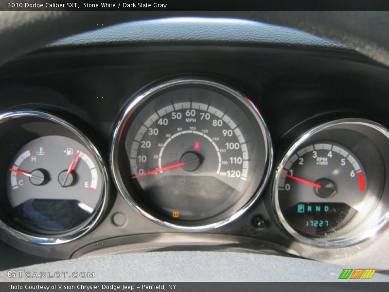 Stone White / Dark Slate Gray 2010 Dodge Caliber SXT