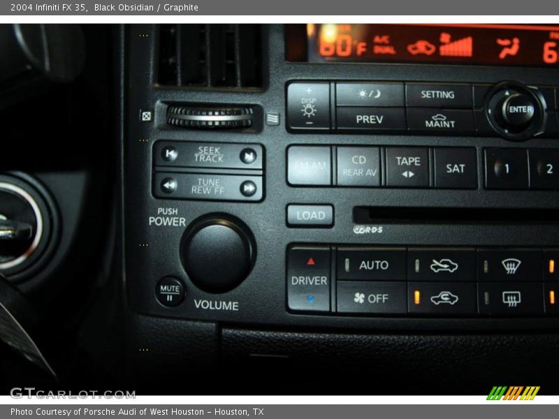 Black Obsidian / Graphite 2004 Infiniti FX 35