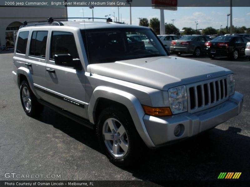 Bright Silver Metallic / Medium Slate Gray 2006 Jeep Commander