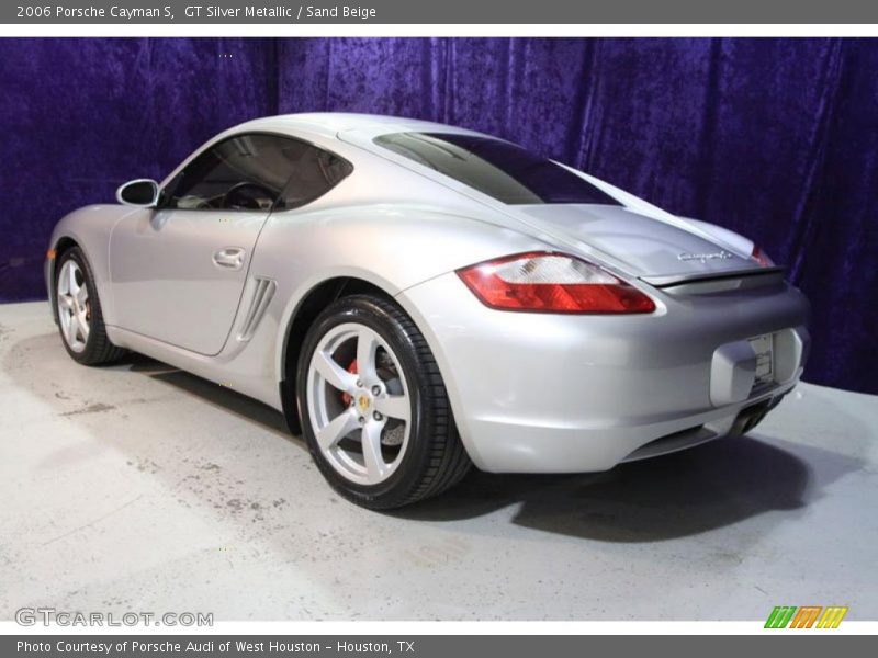 GT Silver Metallic / Sand Beige 2006 Porsche Cayman S