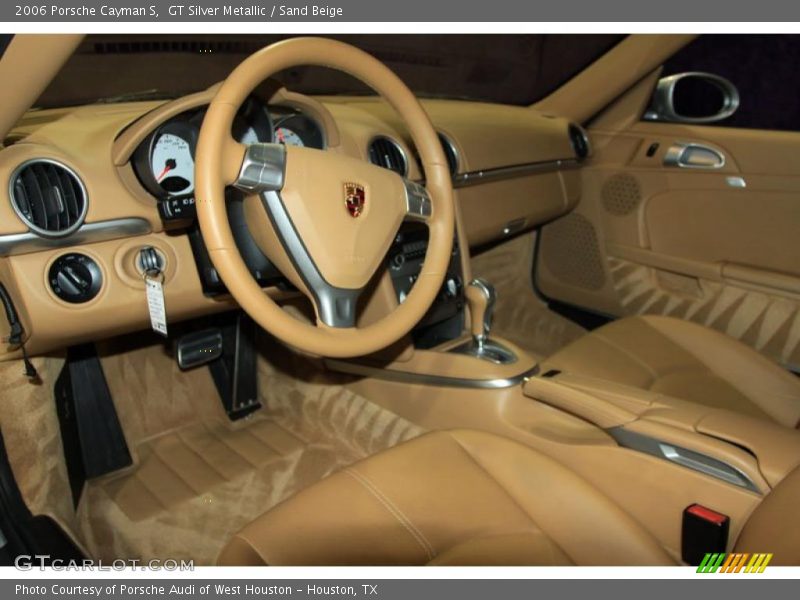 GT Silver Metallic / Sand Beige 2006 Porsche Cayman S