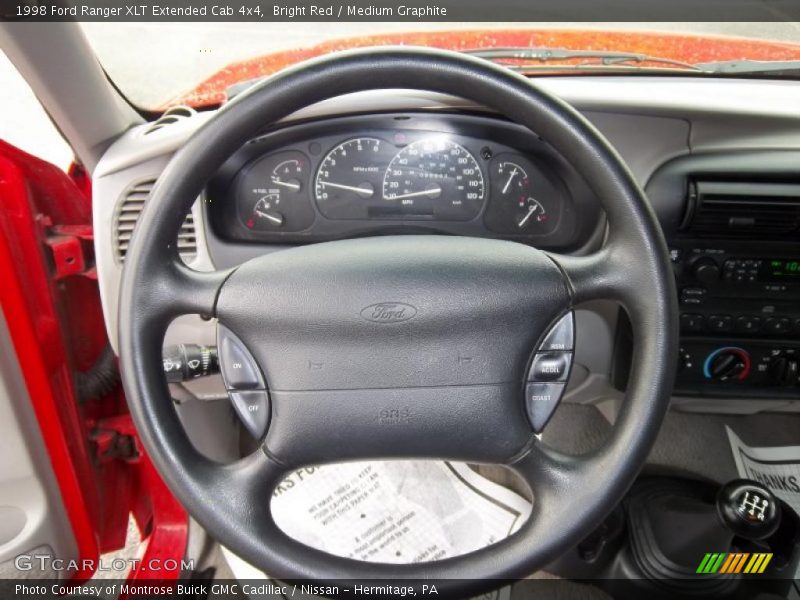  1998 Ranger XLT Extended Cab 4x4 Steering Wheel