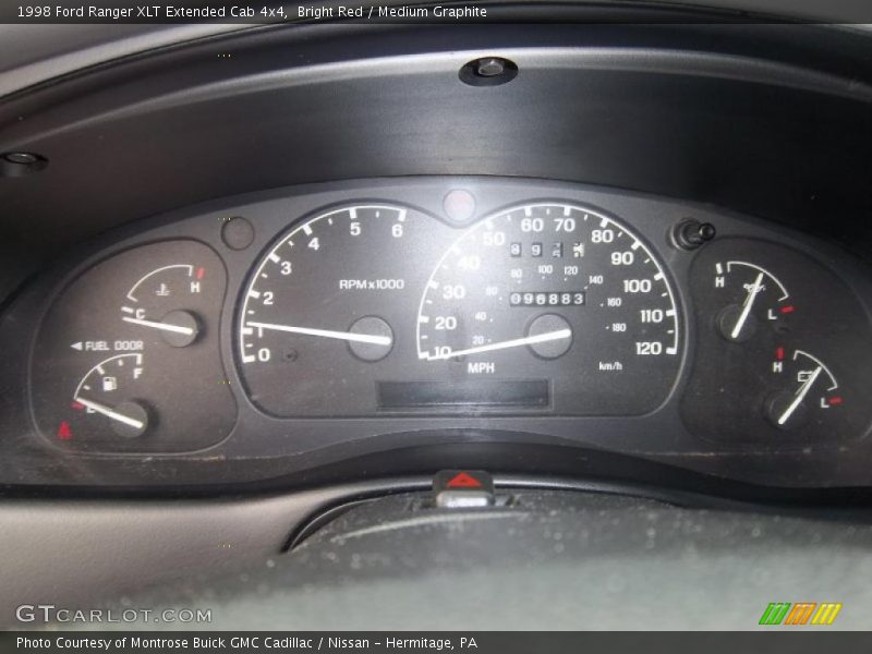  1998 Ranger XLT Extended Cab 4x4 XLT Extended Cab 4x4 Gauges