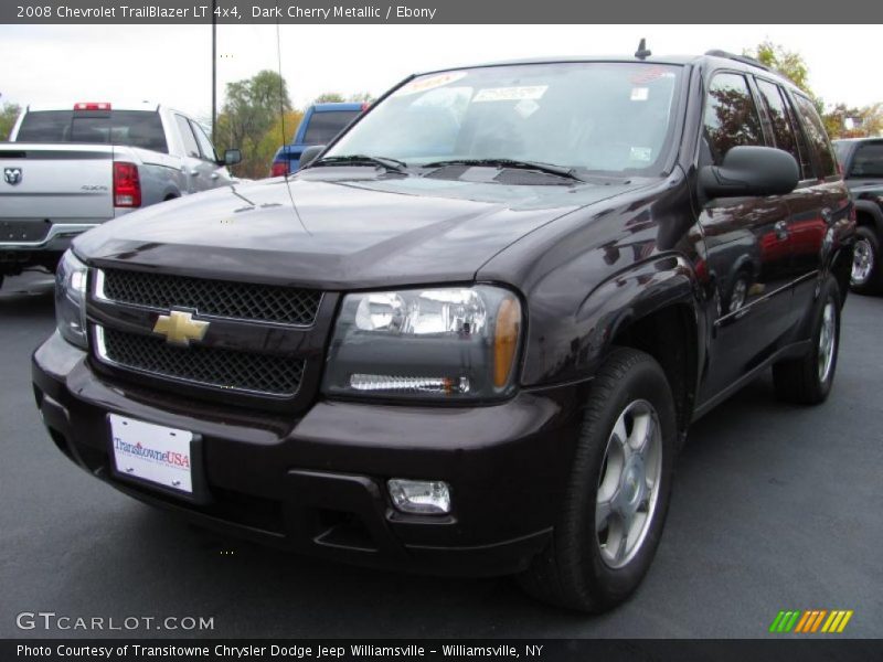 Dark Cherry Metallic / Ebony 2008 Chevrolet TrailBlazer LT 4x4