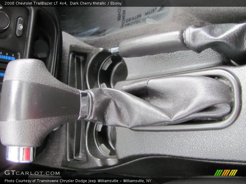 Dark Cherry Metallic / Ebony 2008 Chevrolet TrailBlazer LT 4x4