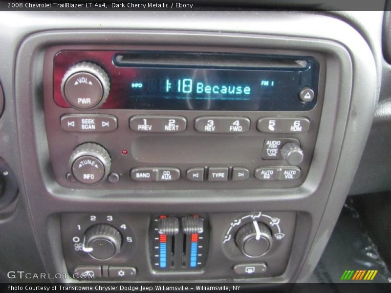 Dark Cherry Metallic / Ebony 2008 Chevrolet TrailBlazer LT 4x4