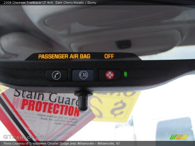 Dark Cherry Metallic / Ebony 2008 Chevrolet TrailBlazer LT 4x4