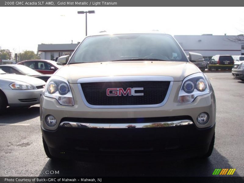 Gold Mist Metallic / Light Titanium 2008 GMC Acadia SLT AWD