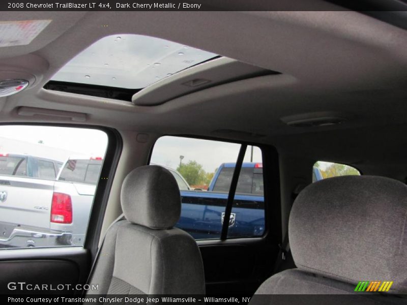Dark Cherry Metallic / Ebony 2008 Chevrolet TrailBlazer LT 4x4