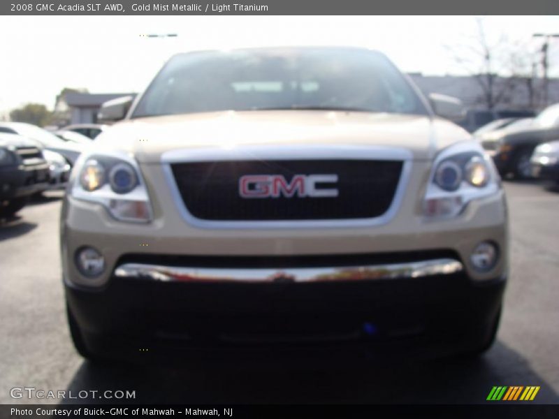 Gold Mist Metallic / Light Titanium 2008 GMC Acadia SLT AWD
