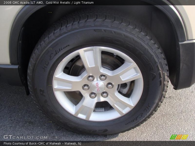 Gold Mist Metallic / Light Titanium 2008 GMC Acadia SLT AWD