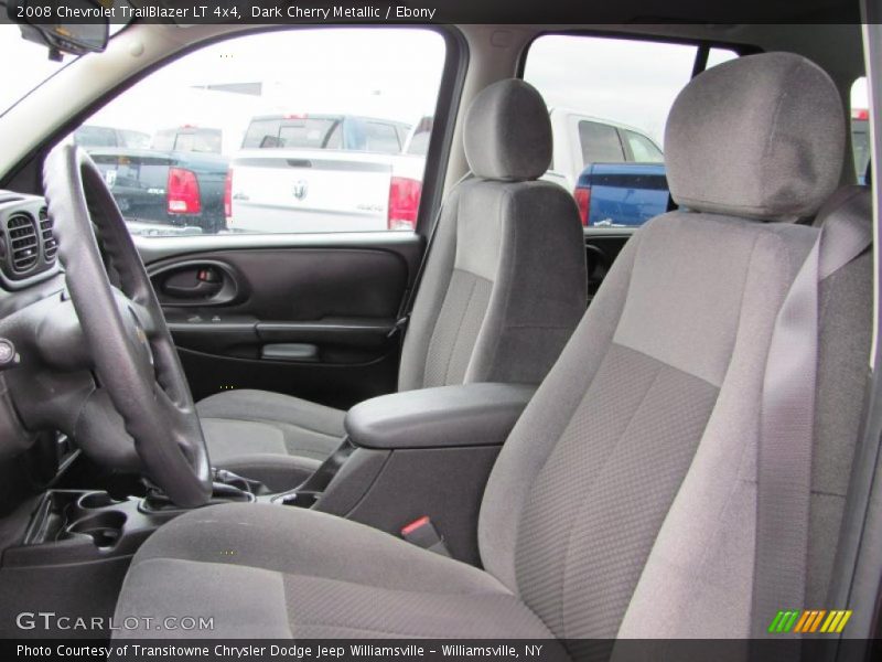 Dark Cherry Metallic / Ebony 2008 Chevrolet TrailBlazer LT 4x4