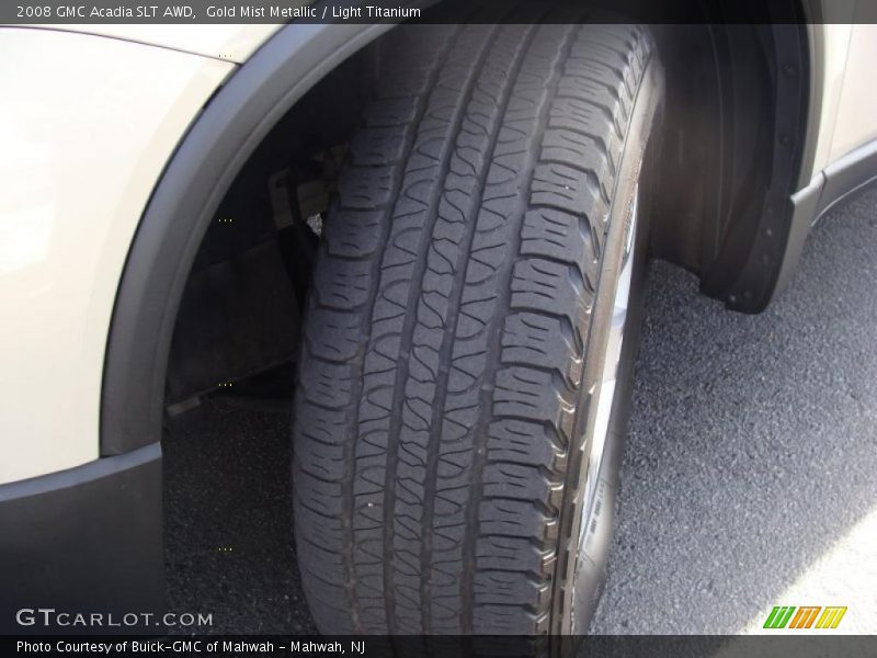 Gold Mist Metallic / Light Titanium 2008 GMC Acadia SLT AWD