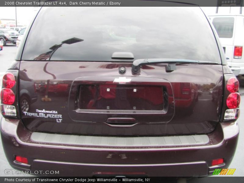 Dark Cherry Metallic / Ebony 2008 Chevrolet TrailBlazer LT 4x4