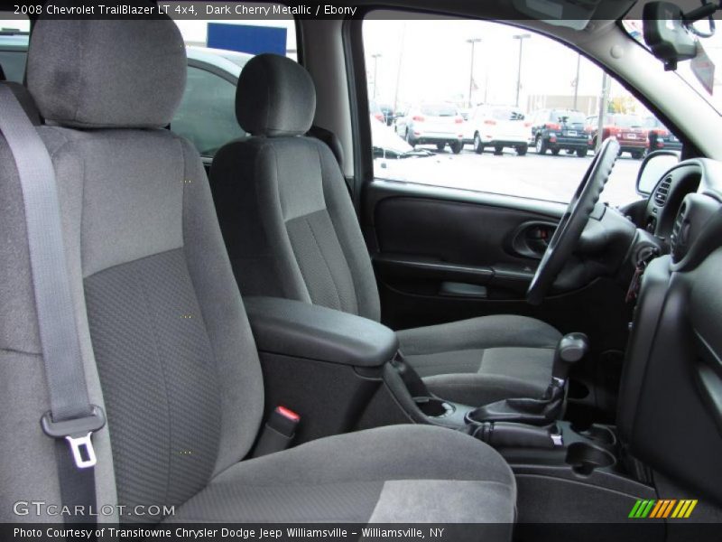 Dark Cherry Metallic / Ebony 2008 Chevrolet TrailBlazer LT 4x4