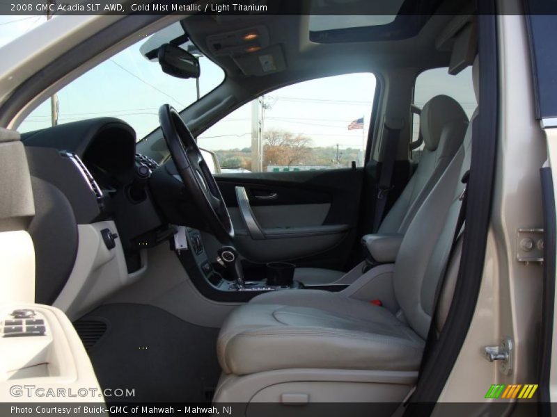 Gold Mist Metallic / Light Titanium 2008 GMC Acadia SLT AWD