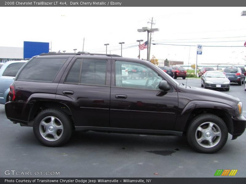 Dark Cherry Metallic / Ebony 2008 Chevrolet TrailBlazer LT 4x4
