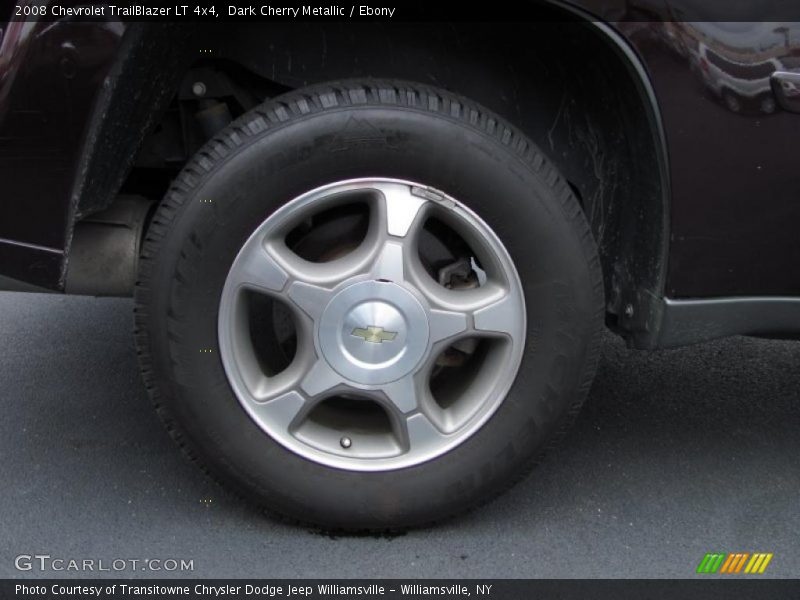 Dark Cherry Metallic / Ebony 2008 Chevrolet TrailBlazer LT 4x4