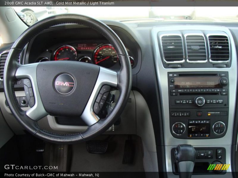 Gold Mist Metallic / Light Titanium 2008 GMC Acadia SLT AWD
