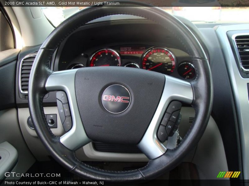 Gold Mist Metallic / Light Titanium 2008 GMC Acadia SLT AWD