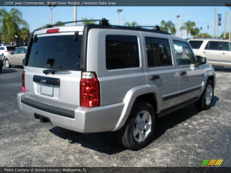 Bright Silver Metallic / Medium Slate Gray 2006 Jeep Commander