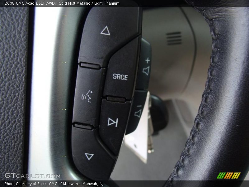 Gold Mist Metallic / Light Titanium 2008 GMC Acadia SLT AWD