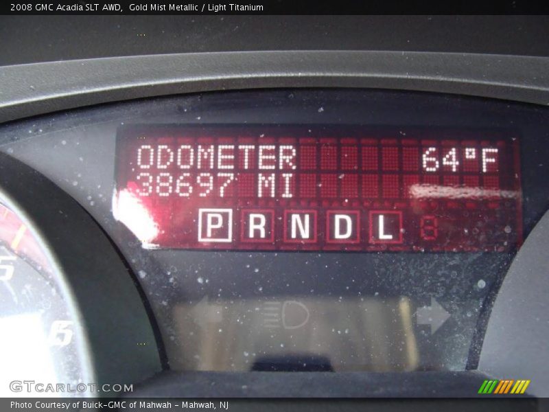 Gold Mist Metallic / Light Titanium 2008 GMC Acadia SLT AWD