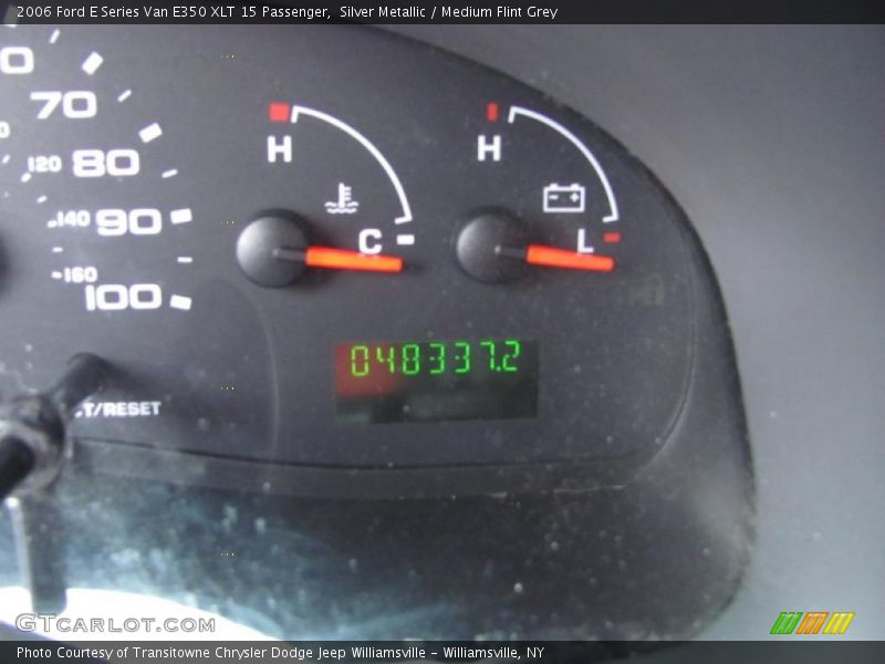 Silver Metallic / Medium Flint Grey 2006 Ford E Series Van E350 XLT 15 Passenger