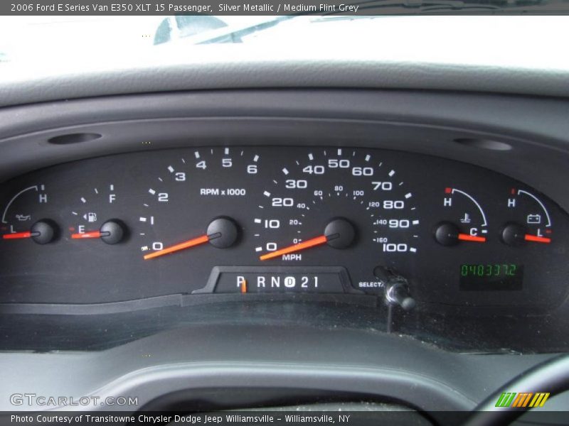  2006 E Series Van E350 XLT 15 Passenger E350 XLT 15 Passenger Gauges