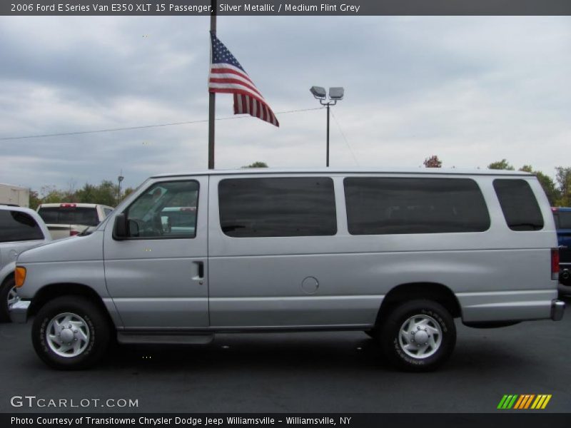 Silver Metallic / Medium Flint Grey 2006 Ford E Series Van E350 XLT 15 Passenger