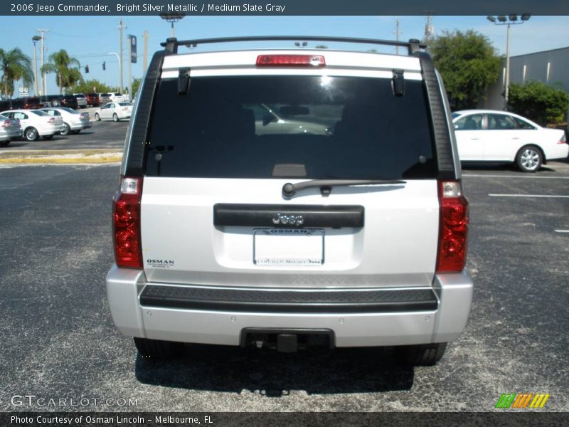 Bright Silver Metallic / Medium Slate Gray 2006 Jeep Commander