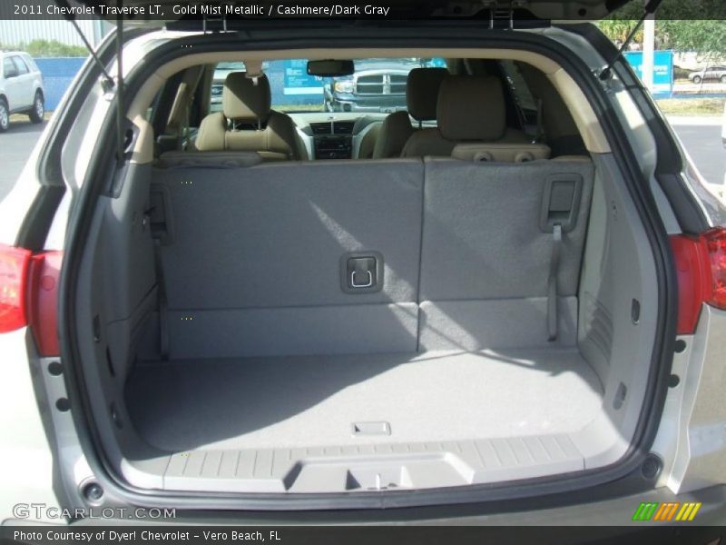 Gold Mist Metallic / Cashmere/Dark Gray 2011 Chevrolet Traverse LT