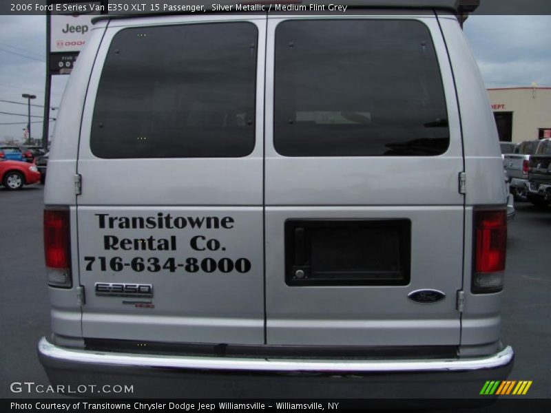 Silver Metallic / Medium Flint Grey 2006 Ford E Series Van E350 XLT 15 Passenger