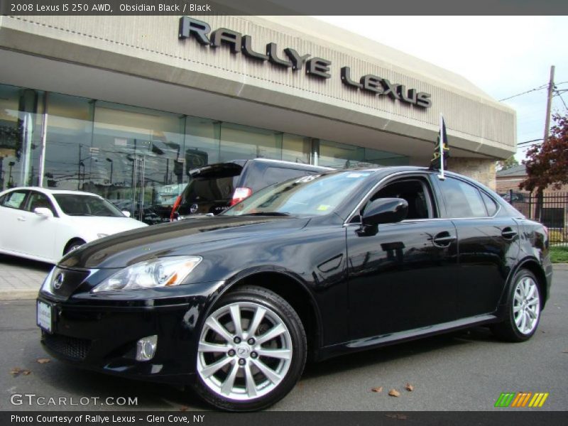 Obsidian Black / Black 2008 Lexus IS 250 AWD