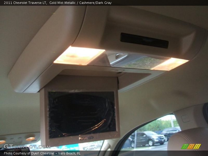Gold Mist Metallic / Cashmere/Dark Gray 2011 Chevrolet Traverse LT