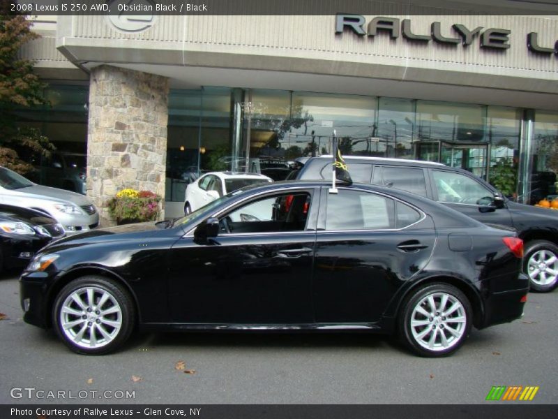 Obsidian Black / Black 2008 Lexus IS 250 AWD