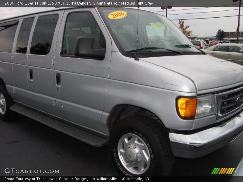 Silver Metallic / Medium Flint Grey 2006 Ford E Series Van E350 XLT 15 Passenger