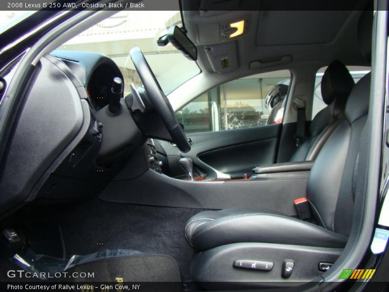  2008 IS 250 AWD Black Interior